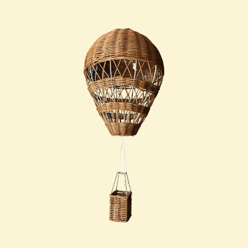 Bohemian luchtballon met bakje