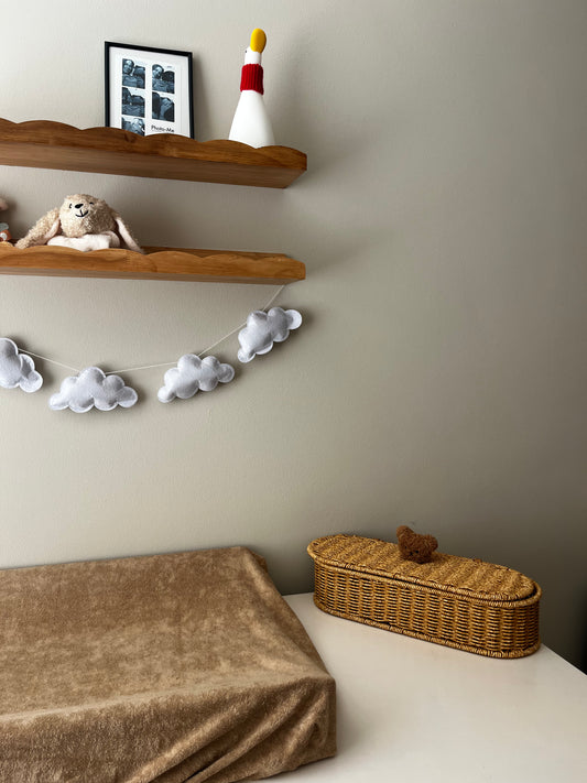 Bohemian mandje met beer